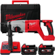 Перфоратор акумуляторний безщітковий SDS PLUS Milwaukee M18 BLHACD26-402X (+ заряд. пристрій, 2 акум.) (4933492480) - зображення 1