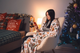 Плед Ardesto Flannel Имбирные пряники Белый 160х200 см (ART0118PB) - изображение 10