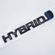 Емблема напис Hybrid Toyota (ABS, чорний, глянець) 15,2*2,3 см - зображення 1