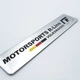 Эмблема алюминиевая Volkswagen Motorsports R-Line 12,0*2,6 см - изображение 3