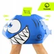 Шапочка для плавания TSUNAMI Shark детская Blue (P-5905973401814) - изображение 6