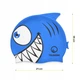 Шапочка для плавания TSUNAMI Shark детская Blue (P-5905973401814) - изображение 4