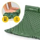 Килимок (каримат) надувний Mountain Goat 200 x 120 x 7 см двомісний з вбудованим насососм Navy Green (P-5905973403573) - зображення 7