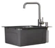 Мойка из нержавеющей стали AQUAMILL 4050 + смеситель GRAND + дозатор + решетка - изображение 7