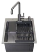 Мойка из нержавеющей стали AQUAMILL 4050 + смеситель GRAND + дозатор + решетка - изображение 8