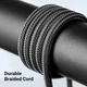 Аудіокабель UGREEN 3.5mm TRS to Dual 6.35mm TS Audio Cable 1m (Gray) (UGR-10613) - изображение 6
