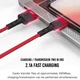 Кабель для заряджання USB XO NB117 2.1A USB/Micro USB 0.25m Red - зображення 4