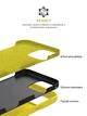 Силиконовый чехол для Apple iPhone 16 Pro, ICON2 Case, Желтый, противоударный, панель, защита всего корпуса, матовая поверхность Soft Touch, выступает над дисплеем, совместим с защитными стеклами и пленками, с микрофиброй, ArmorStandart (ARM81305) - изображение 6