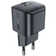 Швидка зарядка для телефону Type-C / Зарядний пристрій Acefast A77 mini PD30W GaN USB-C МЗП - зображення 3
