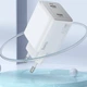 Швидка зарядка для телефону Type C / Зарядний пристрій Type-C Hoco N42 Elogiado 2C PD45W + Type-C to Lightning МЗП - зображення 4