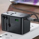 Швидка зарядка для телефону USB Type-C / Зарядний пристрій Acefast Z1 PD75W GaN (3*USB-C+2*USB-A) МЗП - зображення 7