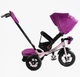 Детский трехколесный велосипед-коляска Best Trike 6088 F–736-07 со складным рулем фара музыкальная пульт малиновый для девочки - изображение 6