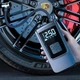 Портативний компресор - Powerbank з цифровим дисплеем, ліхтарем, вбудованим акумулятором та живленням від прикурювача Насос для автомобільних шин, м`ячів. - зображення 2