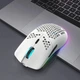 Мышь беспроводная HYSJ Т66 с аккумулятором и подсветкой 2,4G White - изображение 5