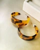 Серьги бижутерия акриловые кольца jeweston леопардовые - изображение 7