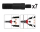 Клепальник Для Резьбовых Заклепок M3, M4, М5, М6, М8, М10, М12 YATO (YT-36129) - изображение 4