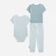 Детский летний комплект (боди 2 шт + штанишки) для мальчика Calvin Klein 574312768 86 см Синий (1159819693) - изображение 3