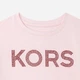 Подростковая укороченная футболка для девочки Michael Kors 831935362 146 см Розовая (1159819793) - изображение 4