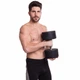 Гантель цільна професійна з поліуретановим покриттям TECHNOGYM (LN-1254-37_5) 1шт 37,5кг Чорний-сірий - зображення 5