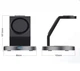 Магнітна зарядна док-станція Let's Charge зарядний пристрій 3в1 для iPhone / Airpods / Apple Watch, чорний "S" (94476748) - зображення 8