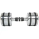 Гантель цельная стальная хромированная Record (TA-8232-9) 1шт 9кг Хром - изображение 2