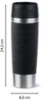 Термокружка Tefal Travel Mug Classic 0.5 л Черная (N2020010) - изображение 10