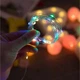 Светодиодная гирлянда "Роса" на батарейках, 2м, статический режим, 20 LED, IP44, Мультиколор - изображение 4
