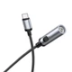 Зажигалка Hoco UA30 Type-с mini (Type-C, портативный прикуриватель) - Черный - изображение 3