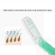 Станки для чувствительной кожи и бровей Piany Feather, 3 шт - изображение 3