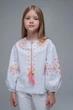 Вишита блуза для дівчинки White1 128 UKR-0313 UkrGlamour - изображение 1