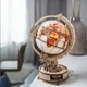 Конструктор Robotime 3D пазл деревянный модель Светящийся Глобус Luminous Globe ST003 - изображение 3