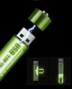 Акумулятор з USB зарядкою Doublepow Li-Ion AA 1.5V 900 mAh - изображение 3