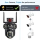 Поворотная камера видеонаблюдения IP WiFi camera PTZ 3L-V30 outdoor | 4MP | Черный - изображение 5