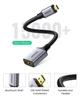 Кабель Ugreen Micro HDMI штекер to HDMI 2.0 роз'єм 4K 60Hz 3D нейлонова обплетення 25CM Gray (HD149) - зображення 2