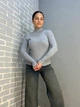 Свитер женский водолазка гольф базовый A-N 5688 42-46 серый - изображение 5
