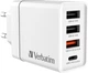 Ładowarka sieciowa Verbatim USB 30W, PD 3.0/QC 3.0 White (49701) - obraz 1