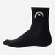 Набор мужских носков высоких хлопковых HEAD All Sports Training Short Crew 3P 701229016-001 43-46 3 пары Черный (8720245769723) - изображение 2