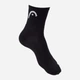 Набор мужских носков высоких хлопковых HEAD All Sports Training Short Crew 3P 701229016-001 43-46 3 пары Черный (8720245769723) - изображение 4