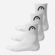Набор мужских носков высоких хлопковых HEAD All Sports Training Short Crew 3P 701229016-002 35-38 3 пары Белый (8720245769198) - изображение 1