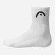 Набор мужских носков высоких хлопковых HEAD All Sports Training Short Crew 3P 701229016-002 35-38 3 пары Белый (8720245769198) - изображение 2