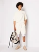 Шорты хлопковые короткие мужские Armani Exchange 760643811 L Молочные (1159819532) - изображение 2