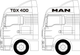 Наклейка на Авто / Грузовики / Фуры / Стекло / Кузов " MAN - TGA - TGX - наклейки на бока " 2 шт черный цвет - изображение 1