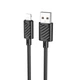 Дата кабель HOCO X88 Lightning 2.4A 1М Чорний - зображення 1