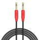Кабель AUX HOCO UPA11 Audio Cable 1m Чорний - зображення 1