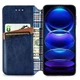 Чехол Deexe Rhombus Wallet для HMD Skyline - Blue - изображение 2