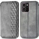 Чехол Deexe Rhombus Wallet для HMD Skyline - Grey - изображение 1