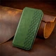 Чехол Deexe Rhombus Wallet для HMD Skyline - Green - изображение 6