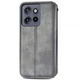 Чохол Deexe Rhombus Wallet для Motorola Edge 50 Neo / Edge 60 Neo - Grey - зображення 5