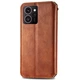Чехол Deexe Rhombus Wallet для HMD Skyline - Brown - изображение 5
