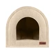 Будиночок ХАТКА HiDOG для собаки або кота 35х35х35см XS бежевий (2501) - зображення 2